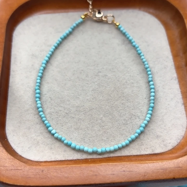 未镶嵌绿松石手链宝*