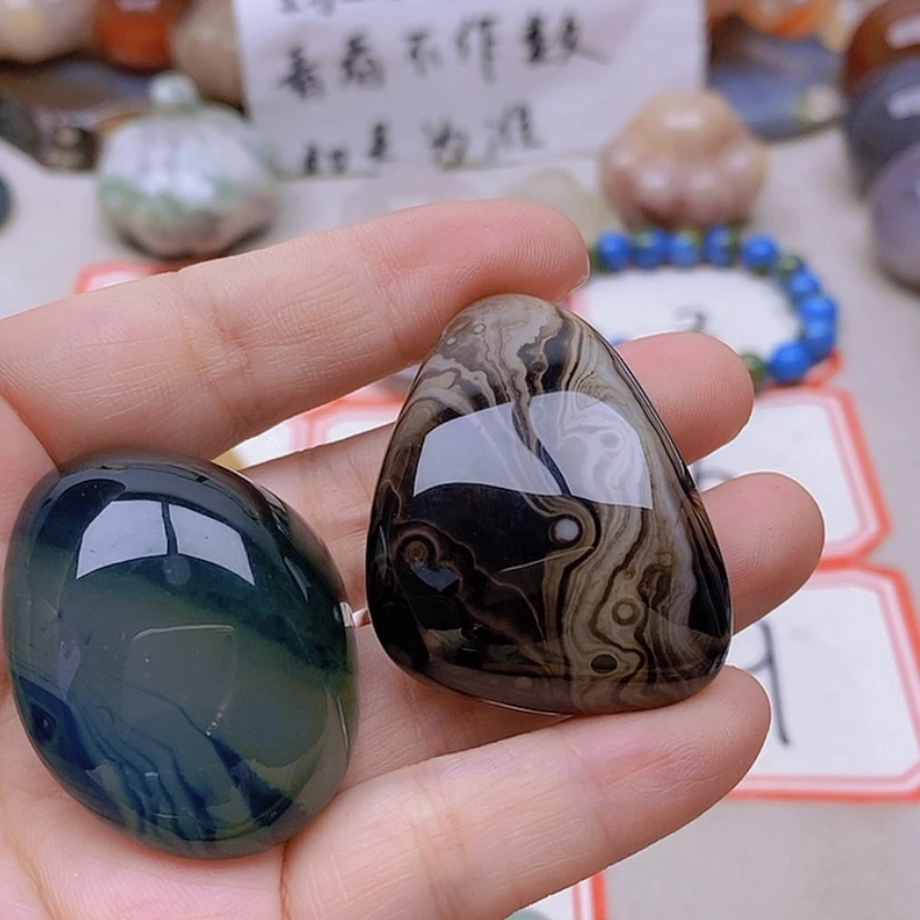 【闪购商品】未镶嵌玛瑙/玉髓珠宝半成品叶*哥