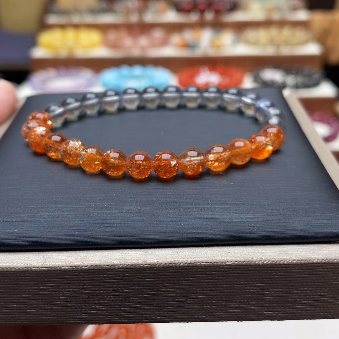 未镶嵌手链日光石