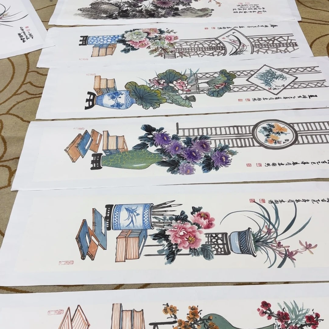 晴***川国画郭志刚李李欣惺惺相惜