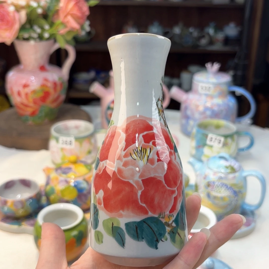 景德镇手绘高温釉下彩陶瓷茶具