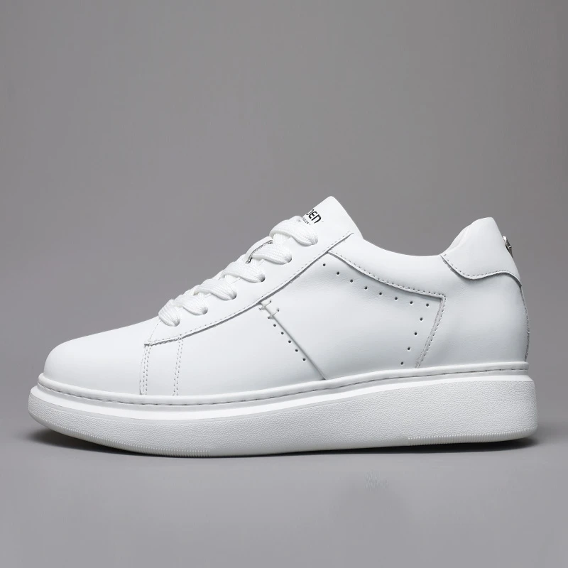 3138 时尚潮流舒适百搭增高小白鞋休闲鞋(清仓默认微瑕)