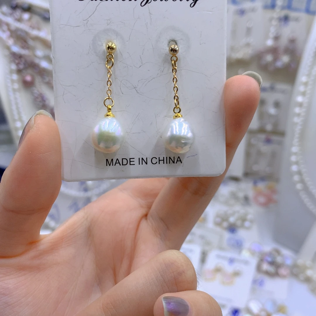 淡水珍珠颈饰银S925镶嵌