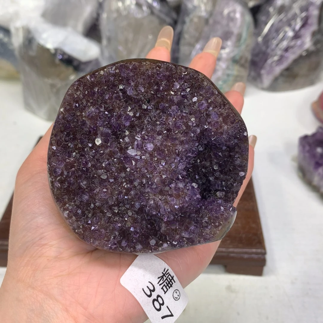 紫晶摆件未镶嵌水晶