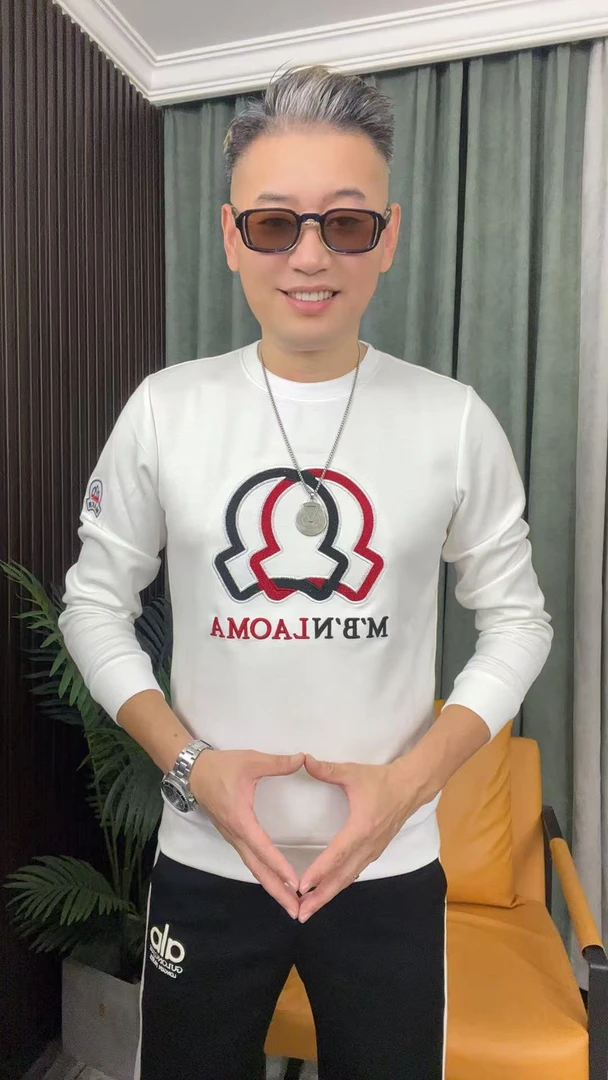 男透气秋季刺绣色块常规保暖卫衣春季休闲潮流高品质