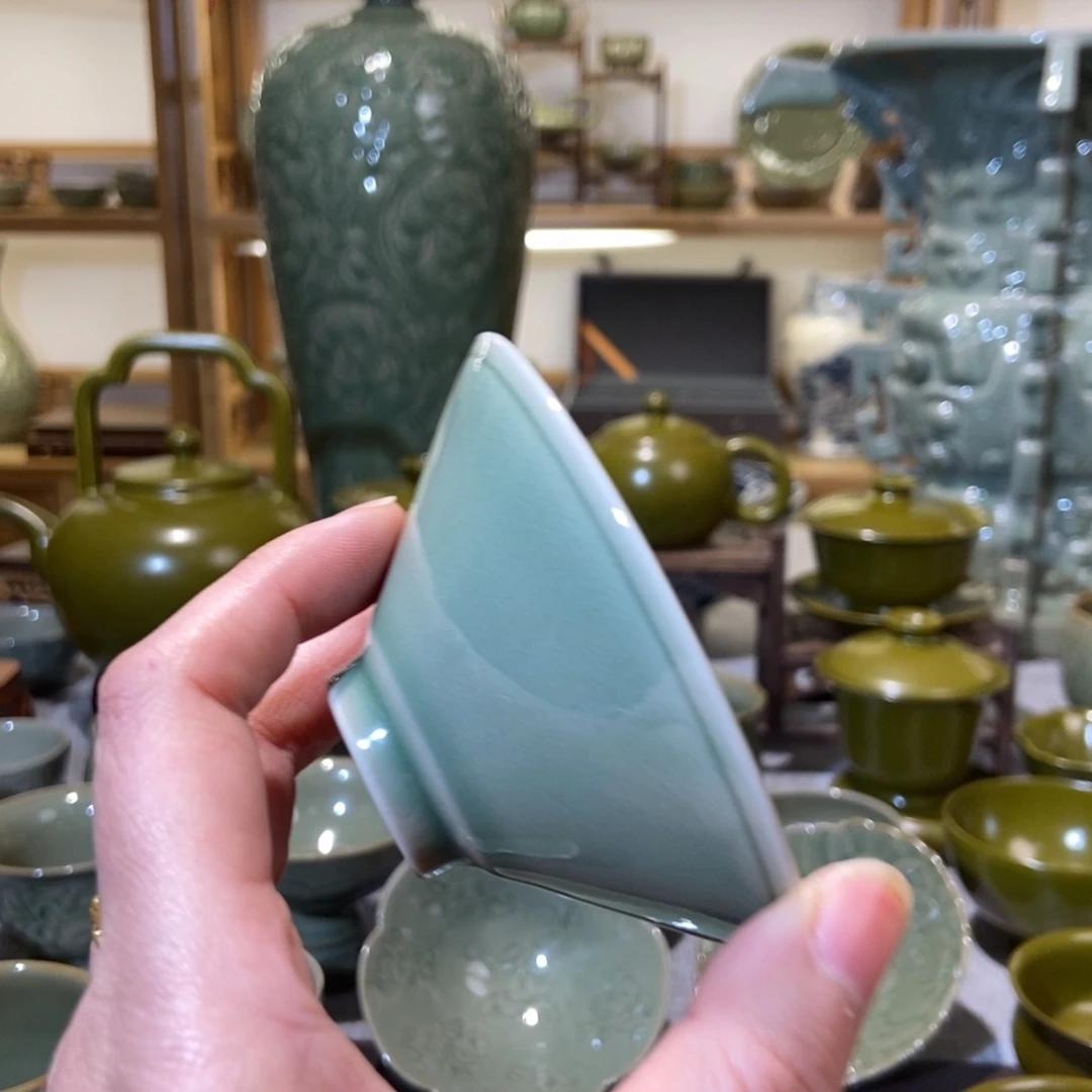 瓷片手工小斗笠福利哈哈哈