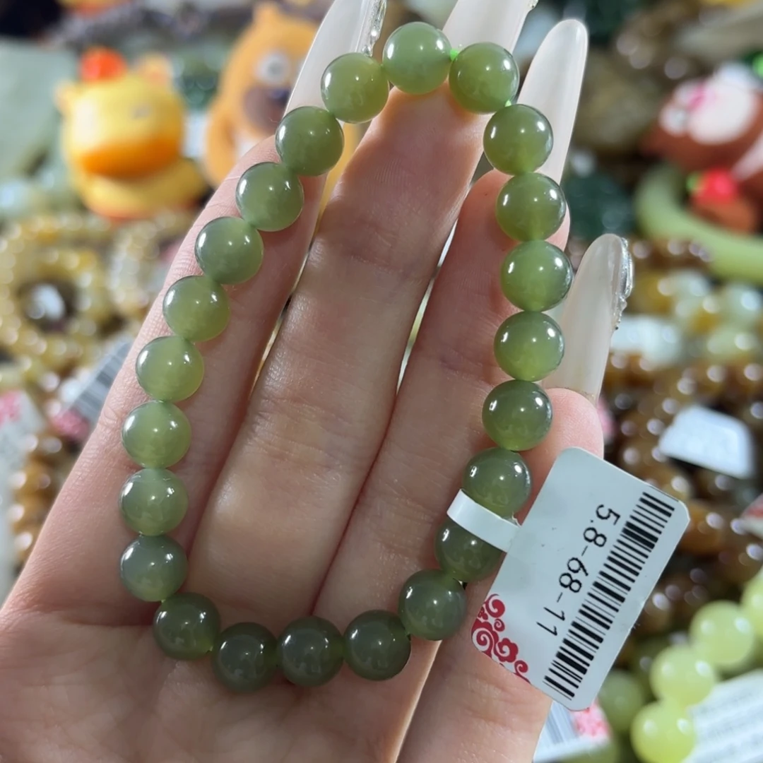 和田玉未镶嵌手链224