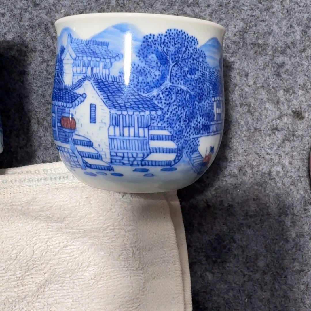 余***余现代景德镇陶瓷手绘茶具