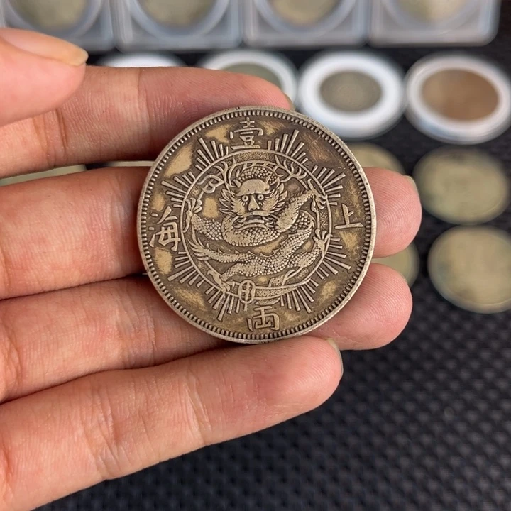 金属大头龙洋船洋工艺品