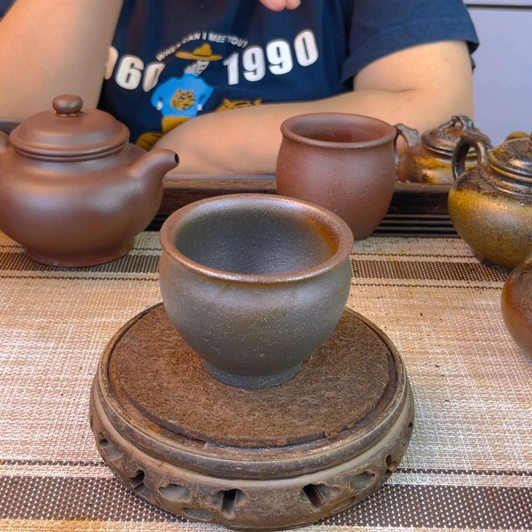 茶壶紫砂紫泥柴烧120cc