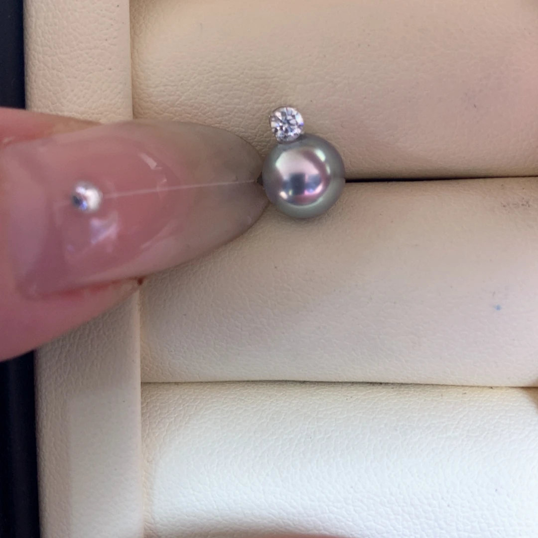 海水珍珠18K金镶嵌颈饰