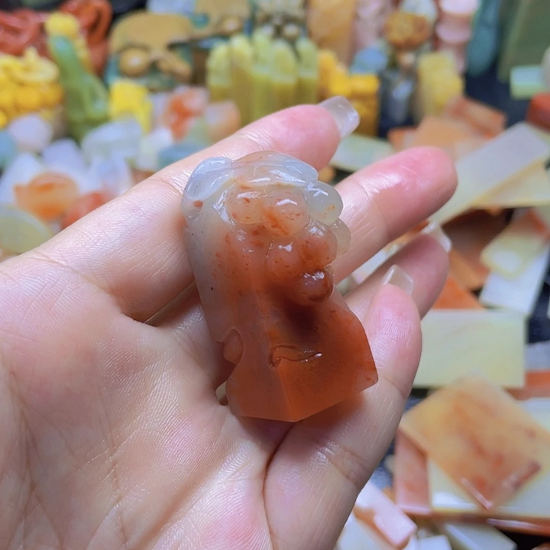 青田石印石纯手工