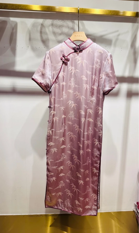 长款旗袍素雅日常旗袍