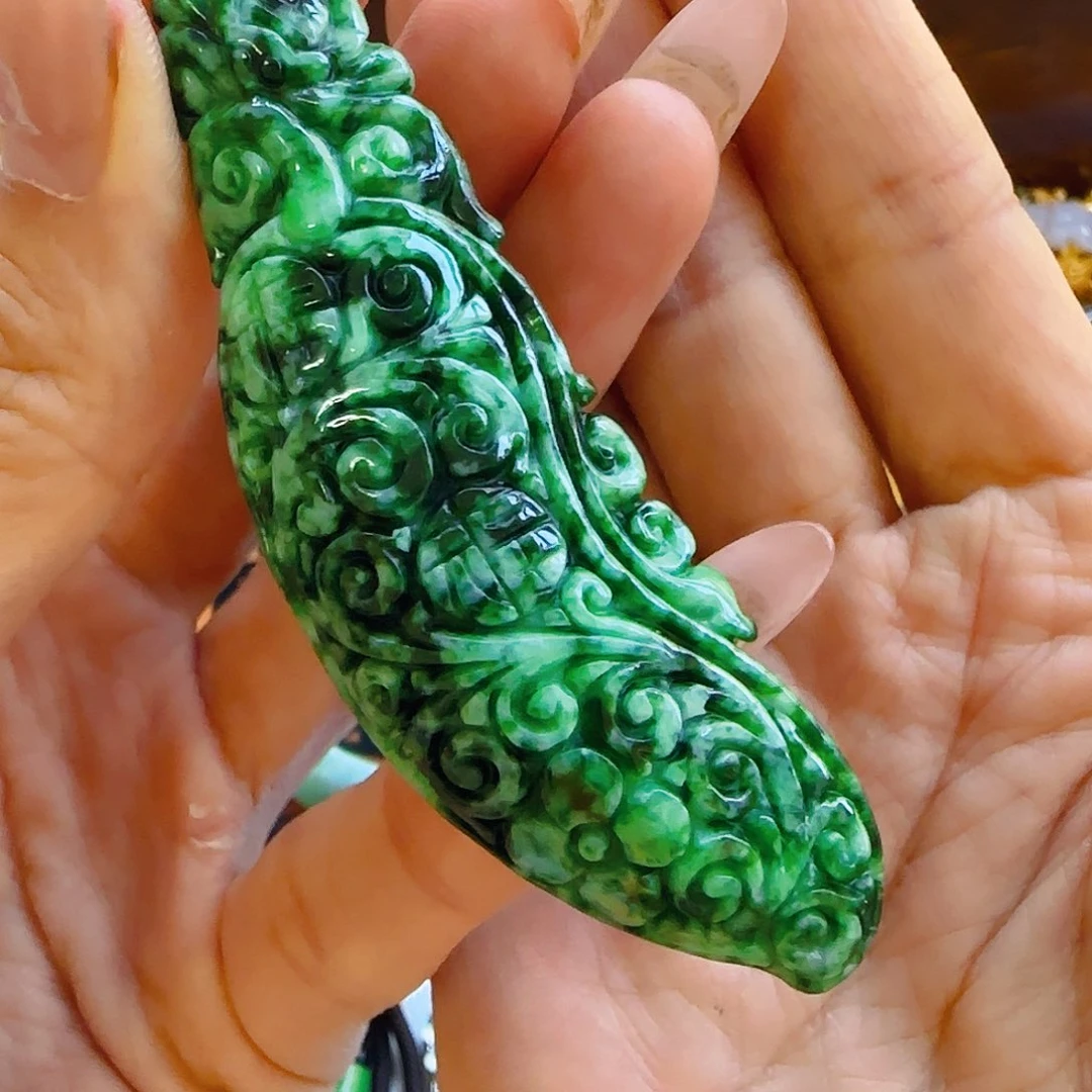 翡翠颈饰未镶嵌曹*翡翠185