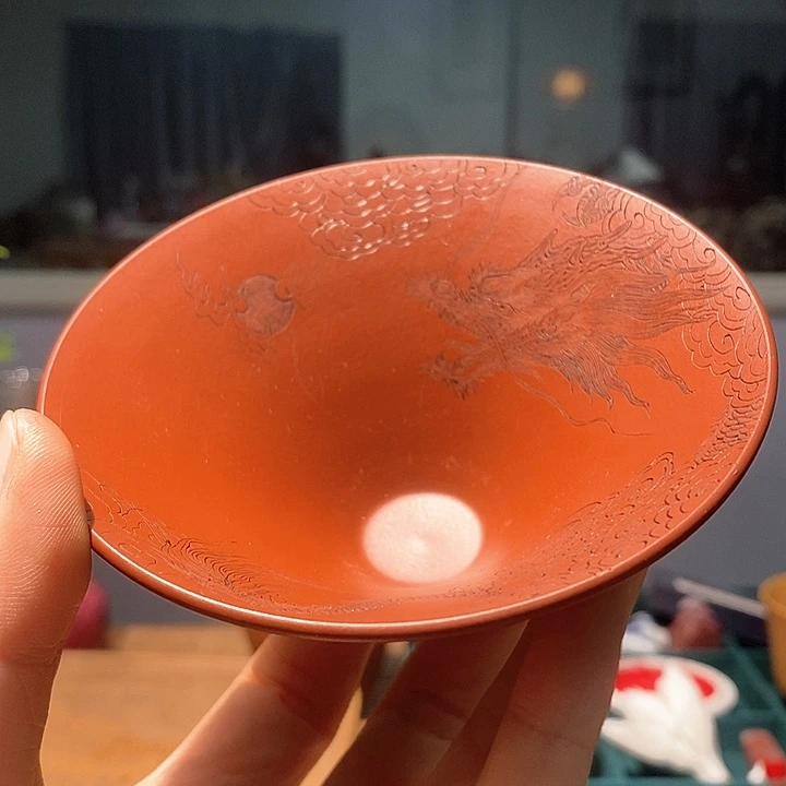 紫砂茶壶天*宜兴紫砂杯龙杯