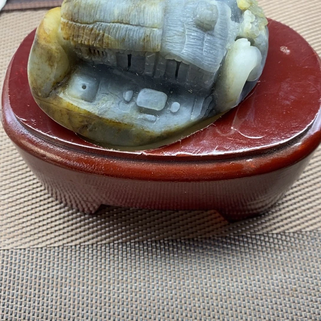和田玉未镶嵌颈饰蟹*包