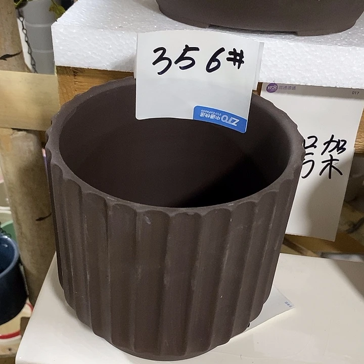 紫砂花盆多肉植物盆瑕疵有孔