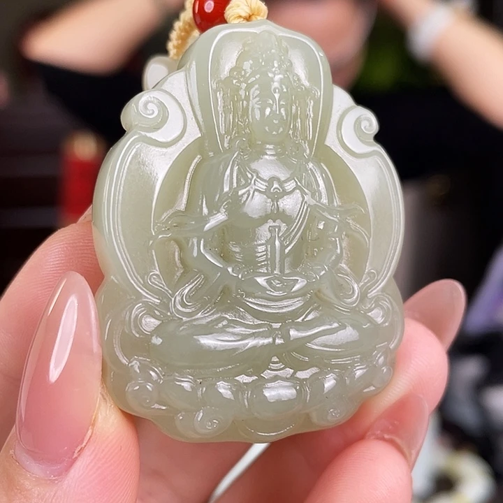 和田玉未镶嵌颈饰定制发货