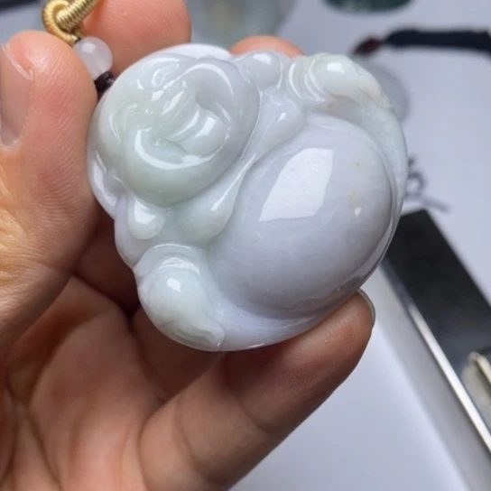 翡翠未镶嵌颈饰翡