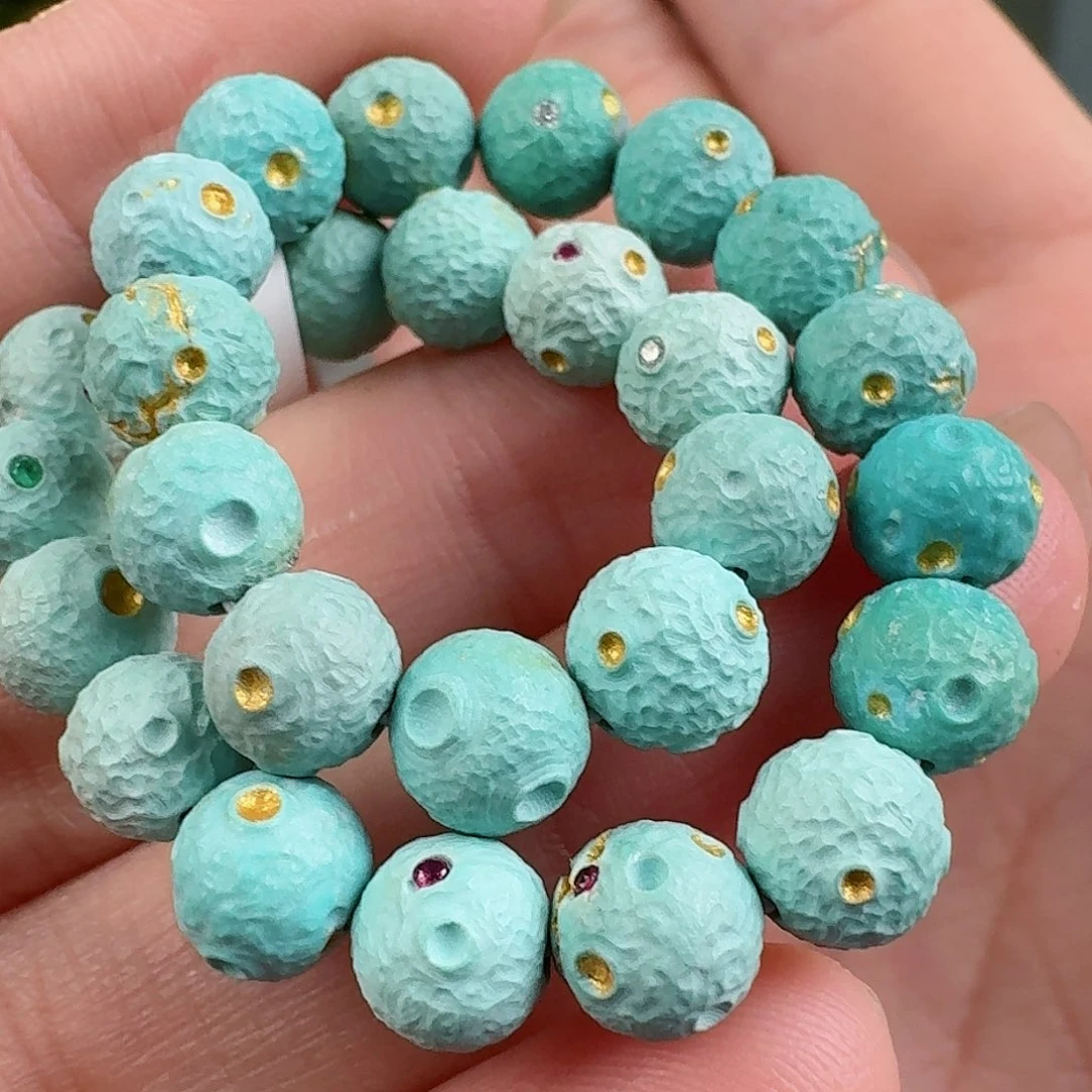 绿松石珠宝奇石未镶嵌