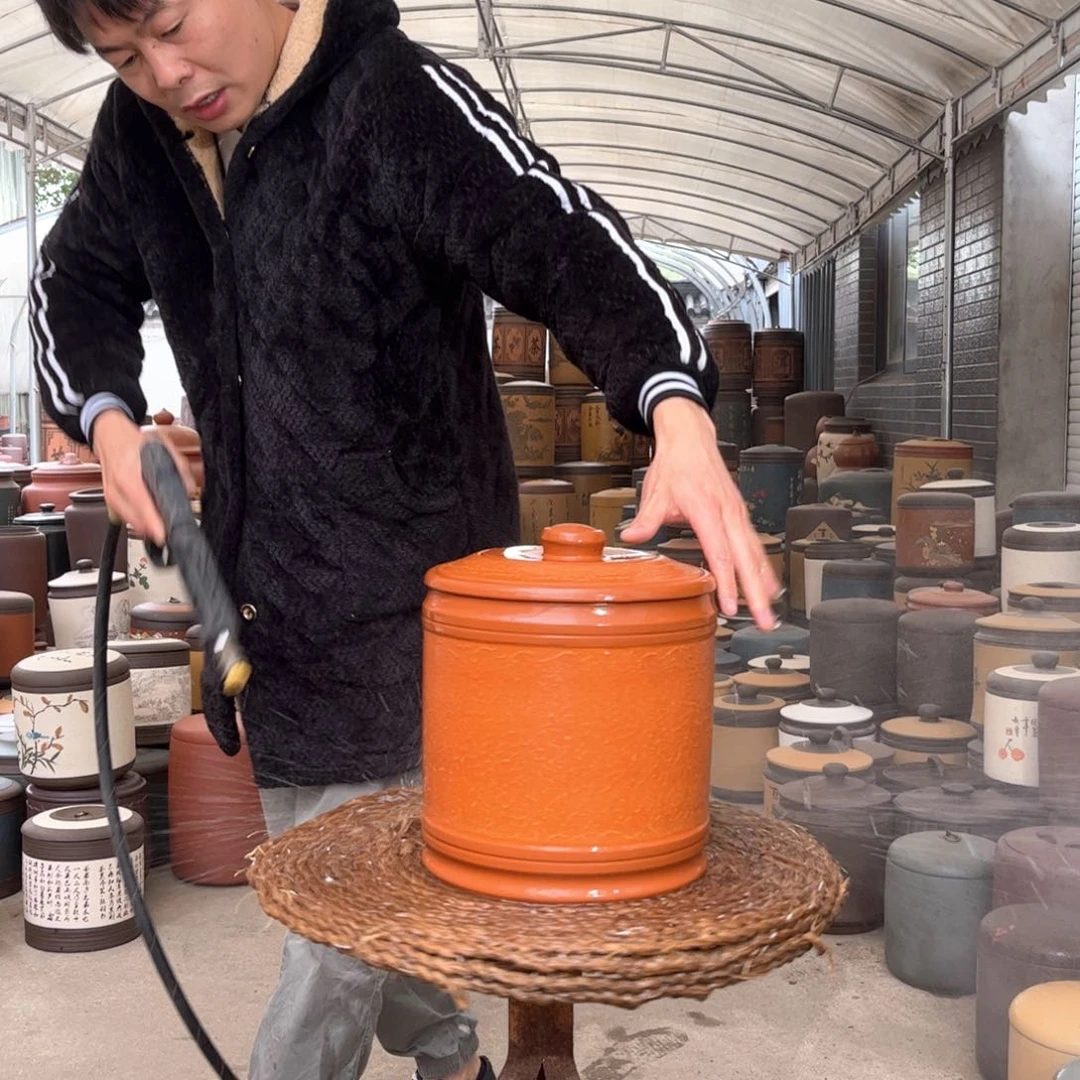 紫砂茶叶罐8 饼茶叶罐