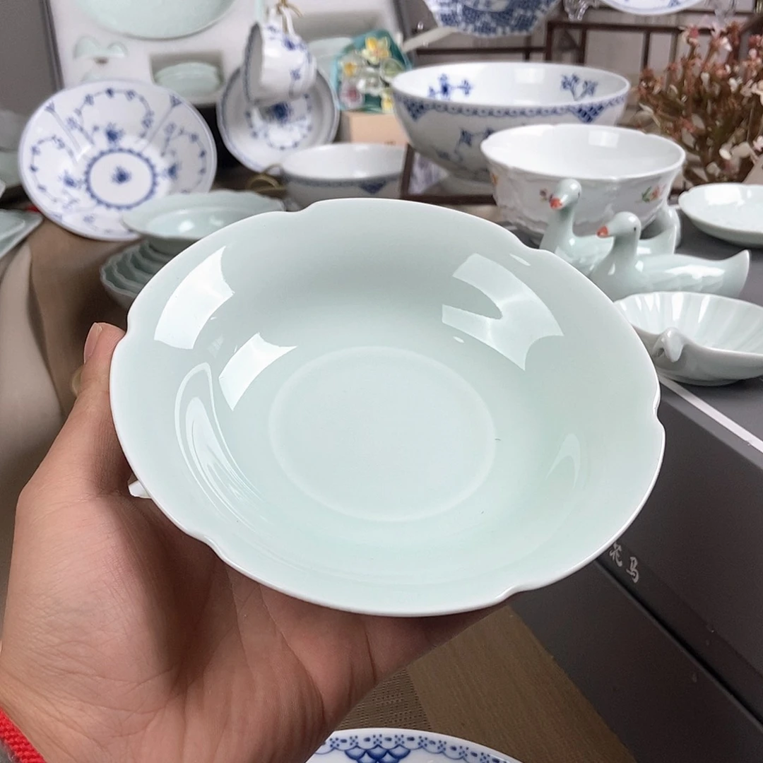 瓷片厚皮橙同款盘