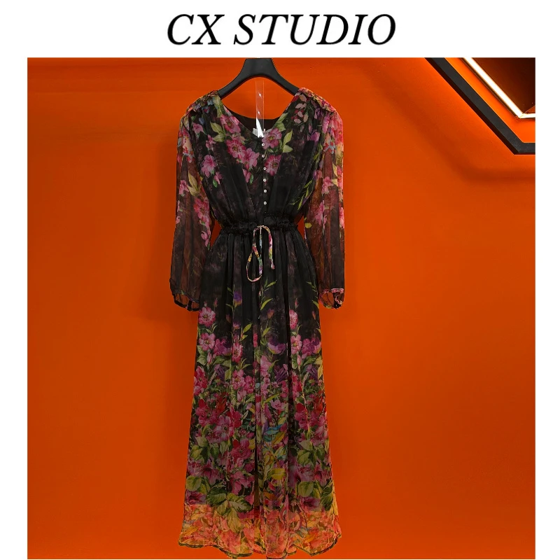 编码43 经典收腰轻奢时尚夏季连衣裙（定制女装）S3623