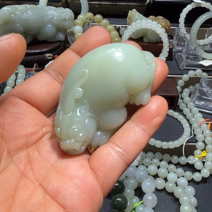 和田玉颈饰未镶嵌?***海