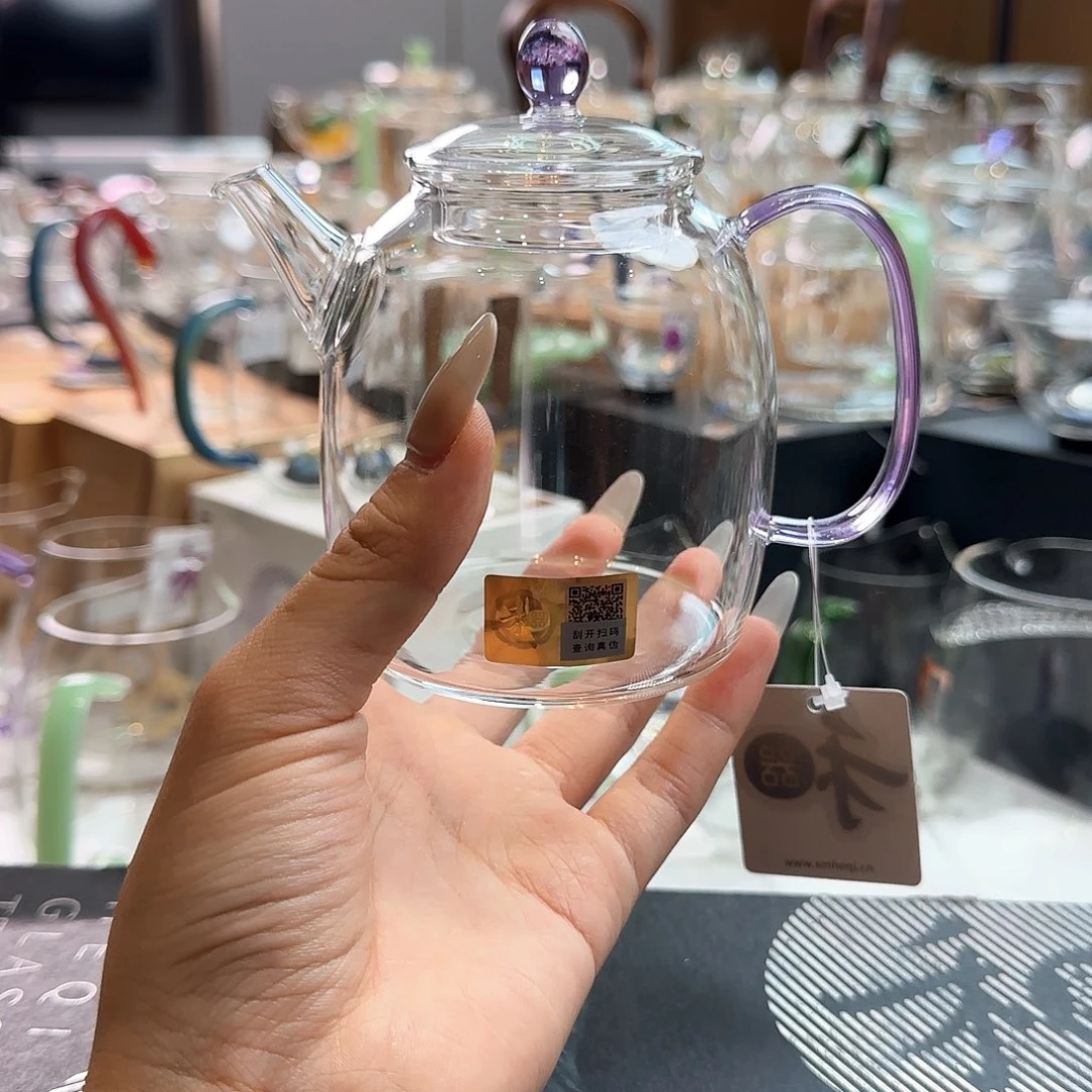 宴臣壶浅紫色禾器