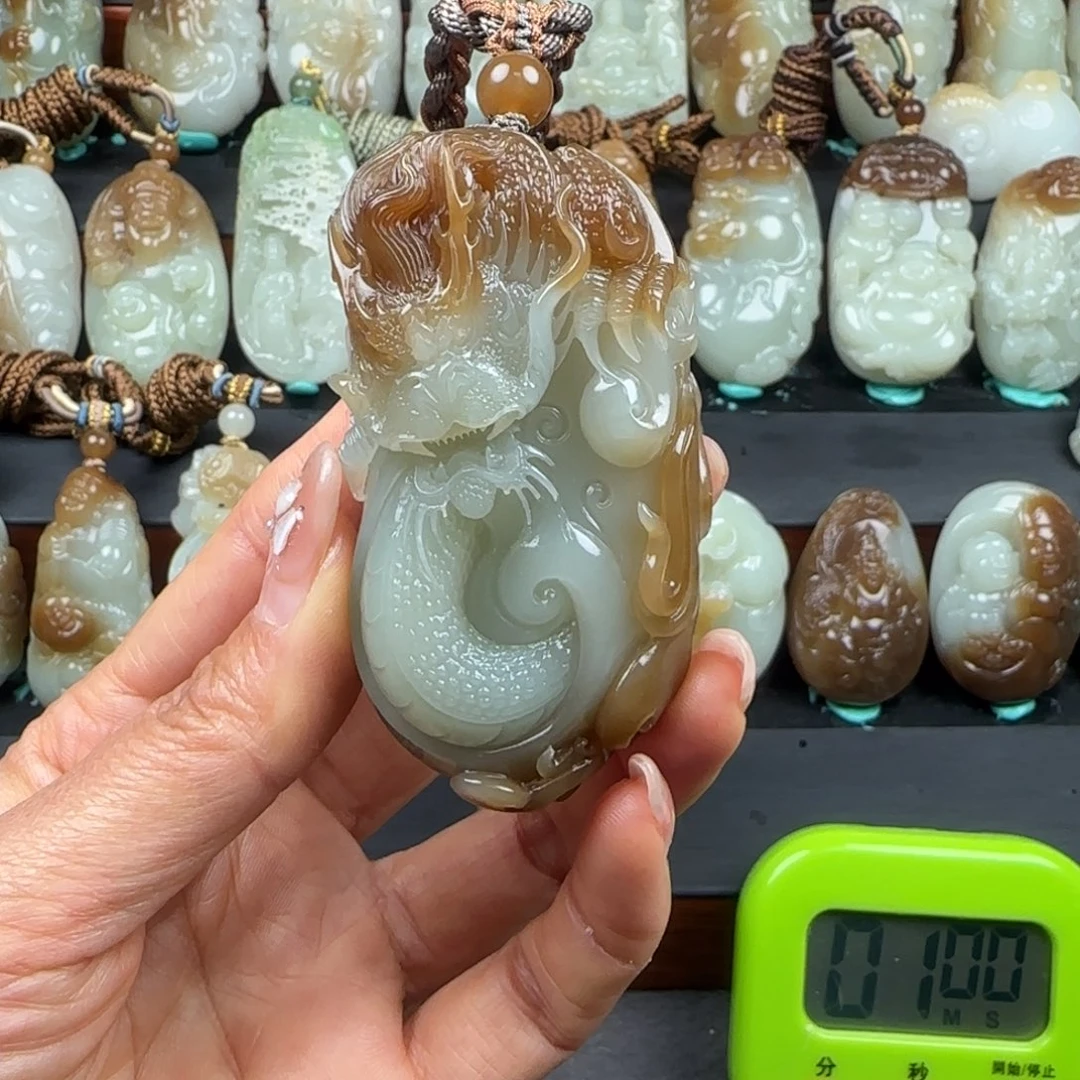 和田玉挂件未镶嵌郭*