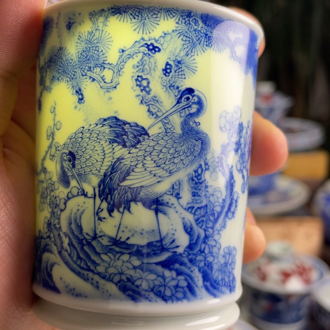 九段花鸟杯子系列