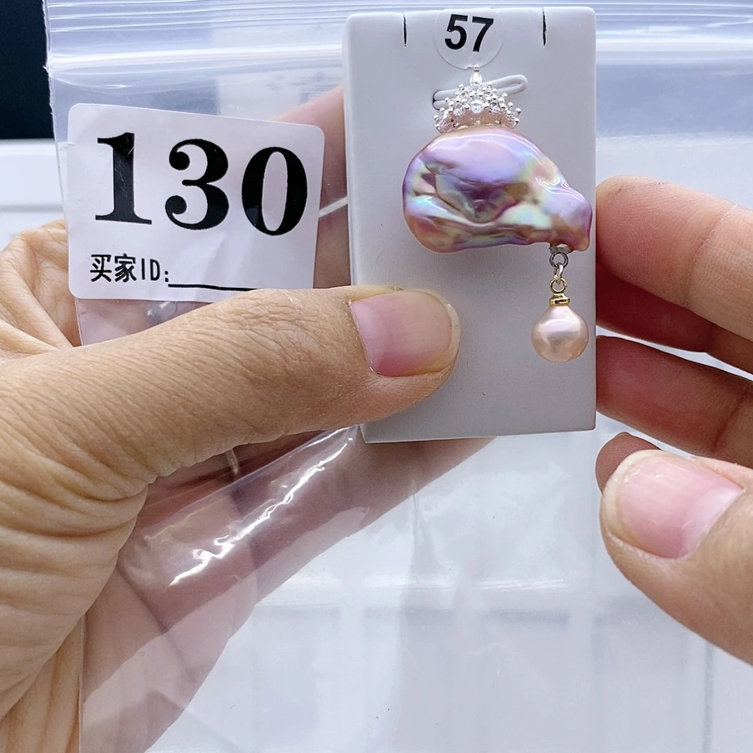 颈饰淡水珍珠钛钢