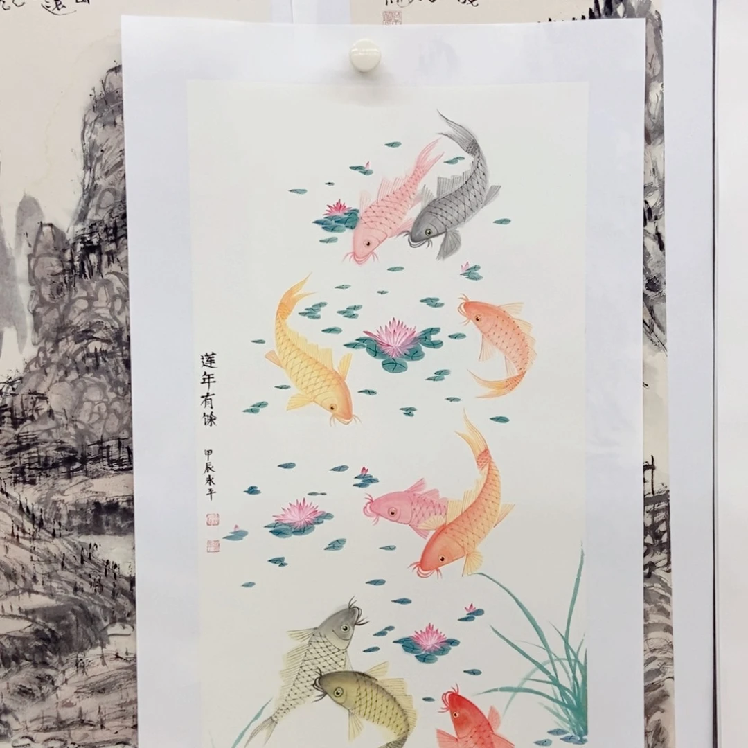 民***丽国画手写手绘国画93