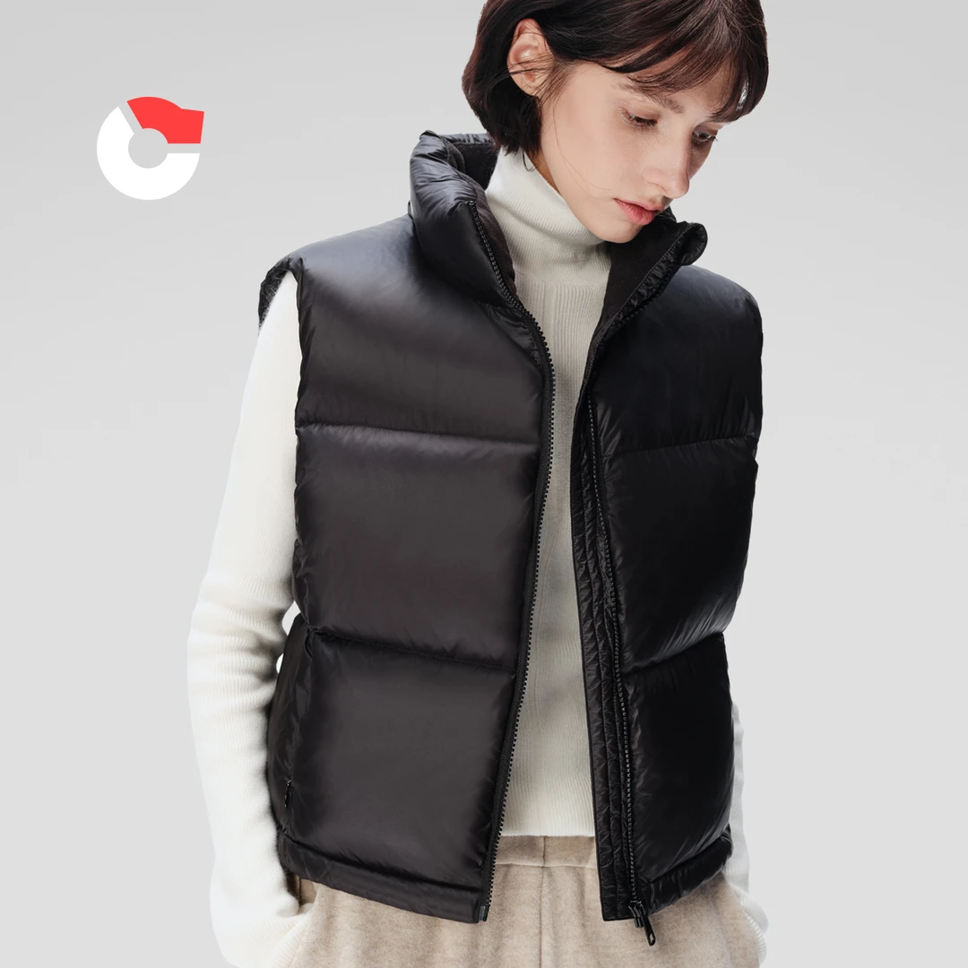 保姆鹅 女款羽绒马甲女士轻薄内胆外穿百搭简约保暖马夹[NG2682]