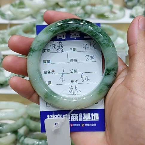 波***殿未镶嵌透闪石-蛇纹石玉手镯