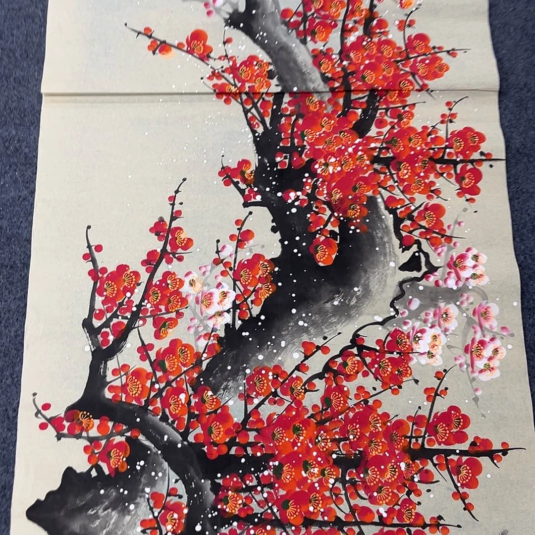 国画国画老师手绘作品