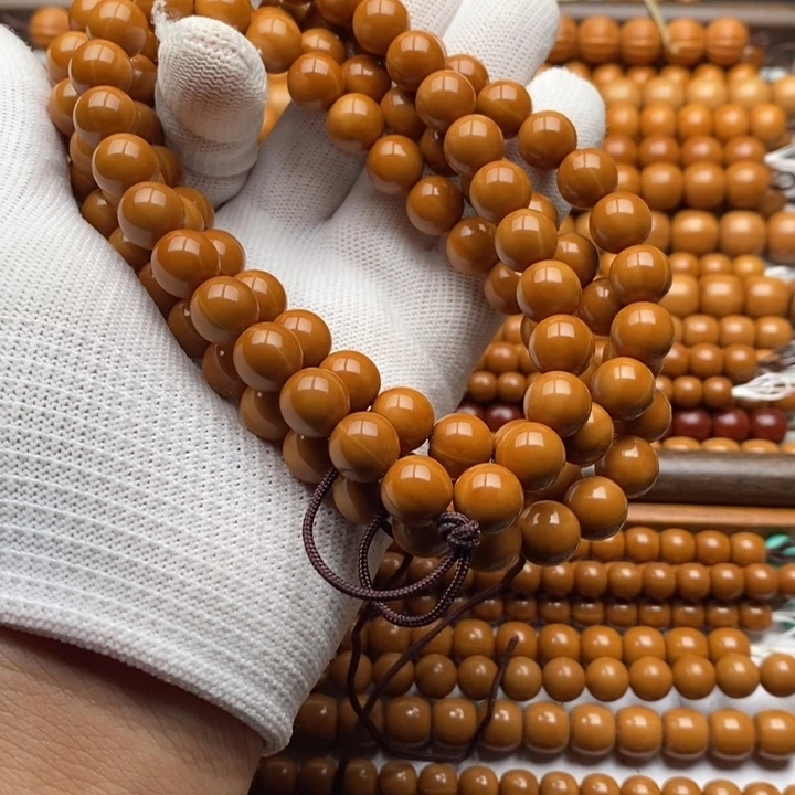 没***化猴头核桃手串正圆脖挂