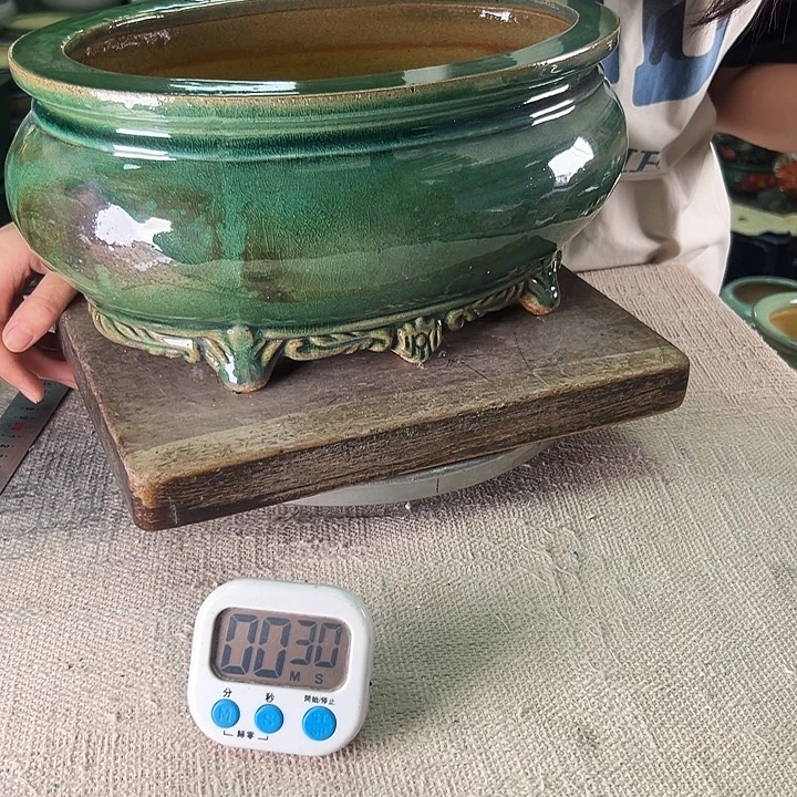 泳坤堂石湾花盆陶瓷