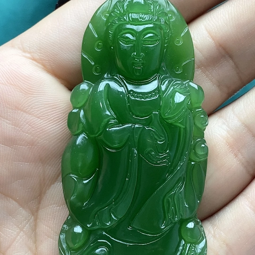 翡翠未镶嵌颈饰88