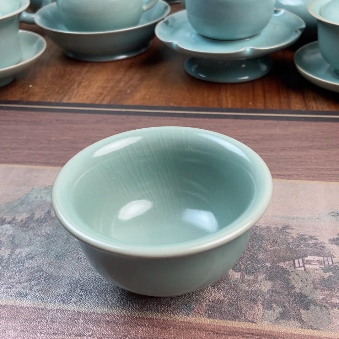 摆件原产地原矿汝瓷～茶器