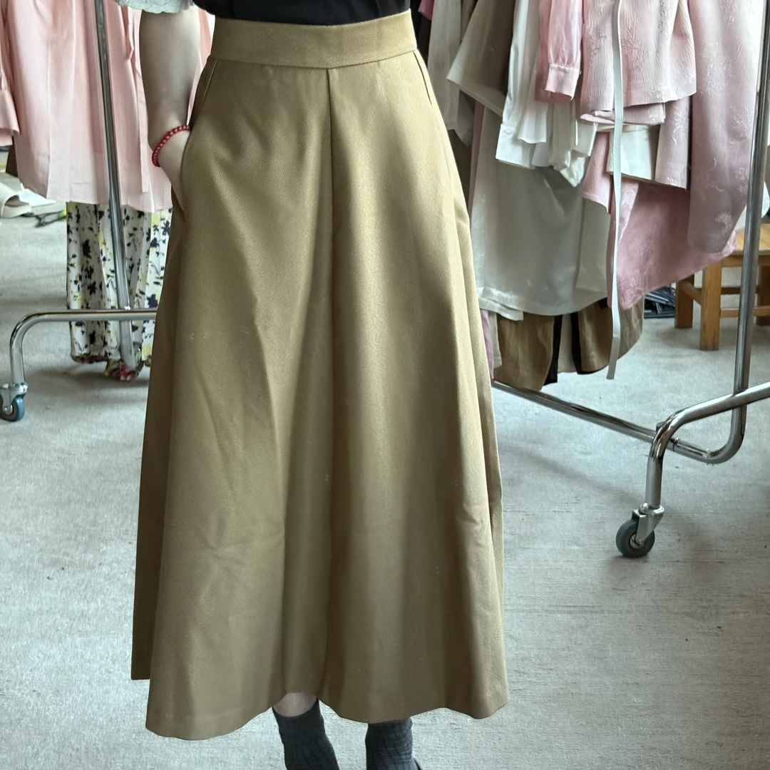 D31057南油爆款赫本风半身裙