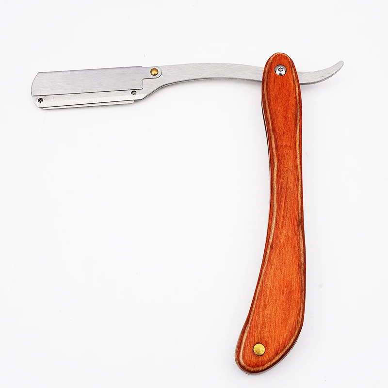 高档专业剃刀男士刮胡刮脸刀剃头刀手动一体修面刀理发刮毛直剃刀