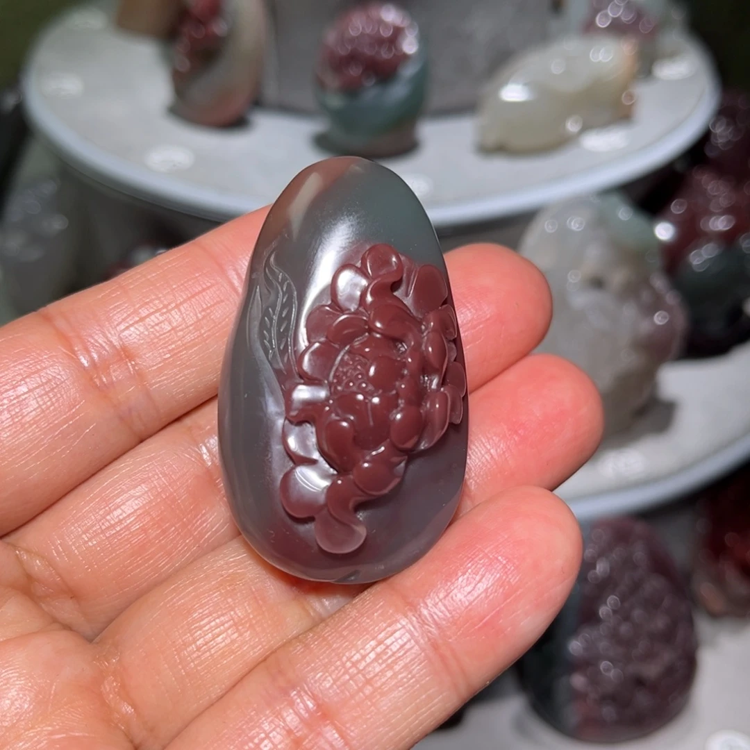 七***七玛瑙/玉髓未镶嵌颈饰