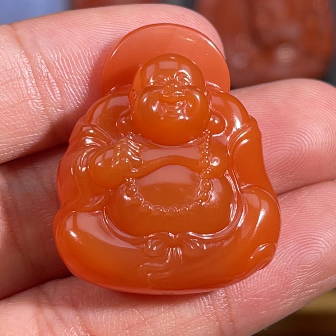 南红玛瑙未镶嵌佛公30*25.5*12mm
