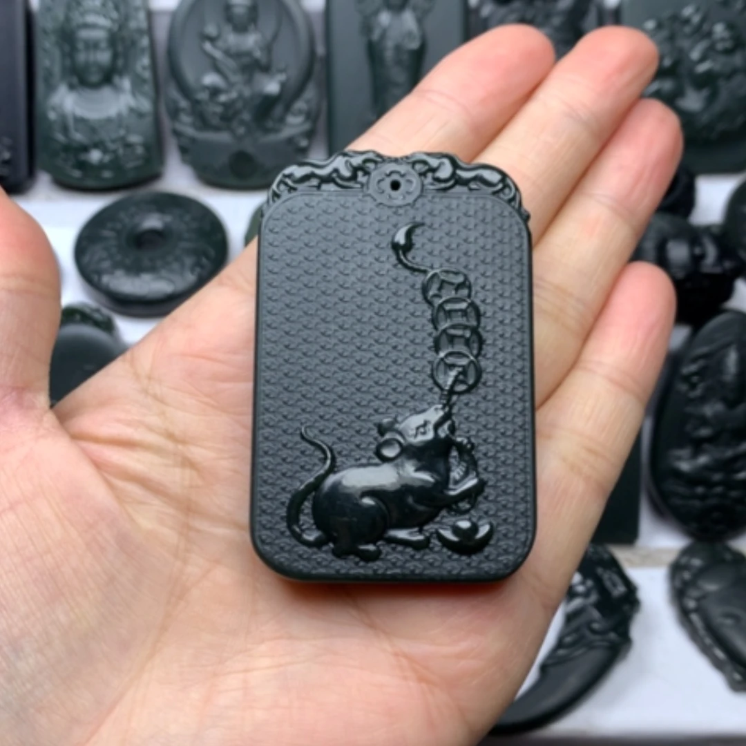 【闪购商品】和田玉颈饰未镶嵌双面雕刻