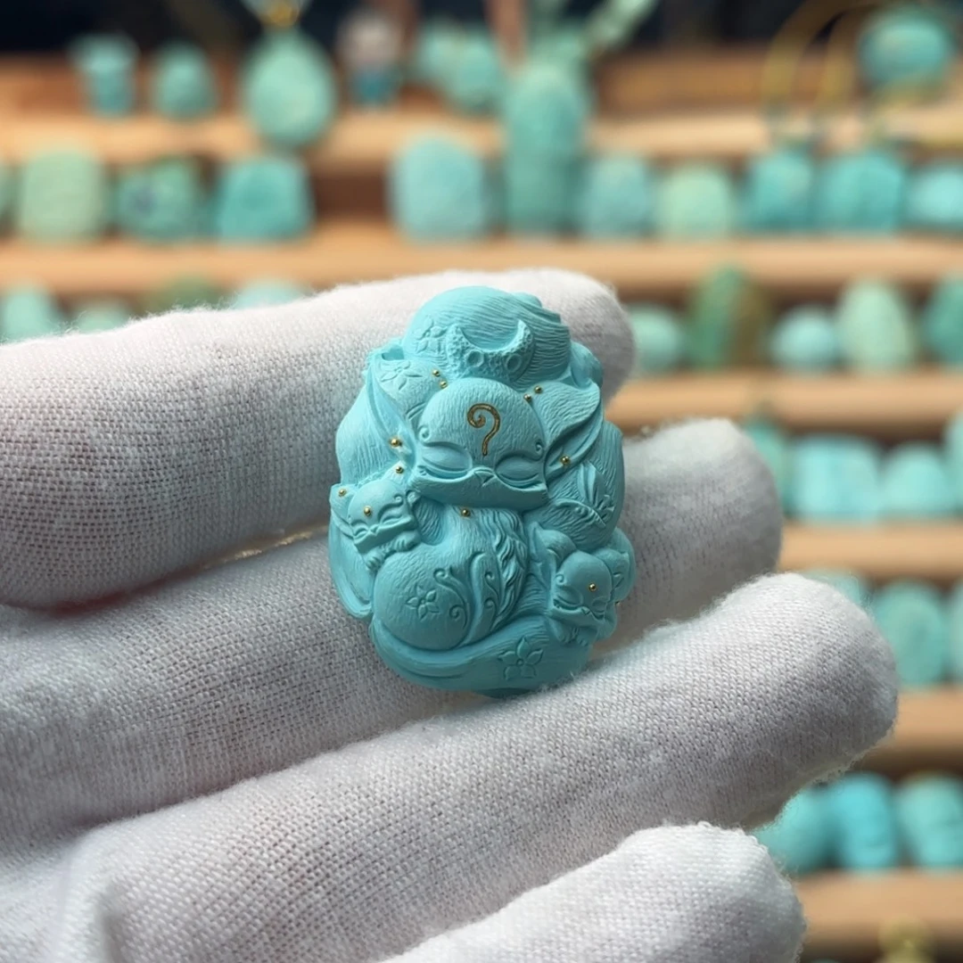 绿松石未镶嵌配饰