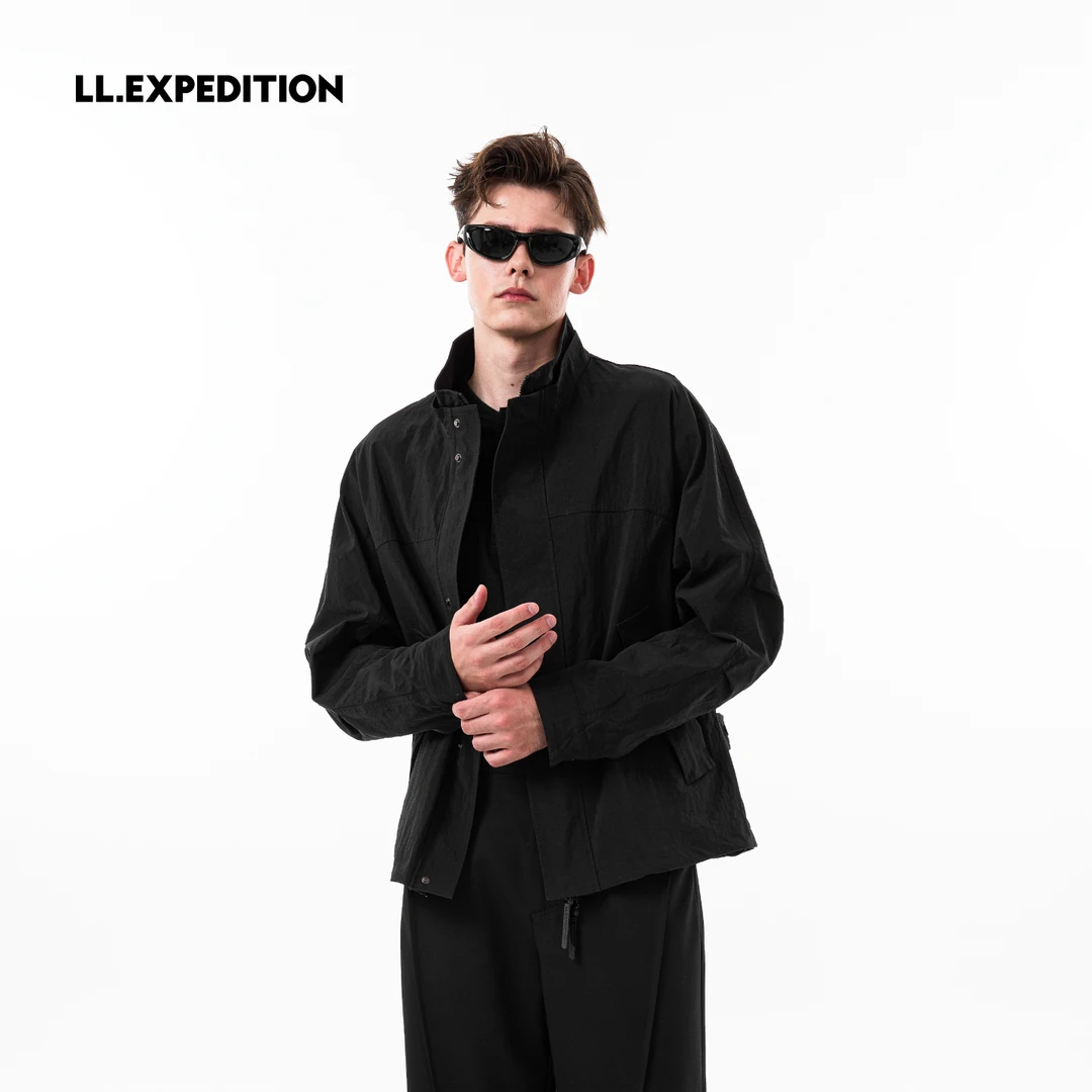 【设计师款弯刀袖】LLEXPEDITION城市机能夹克2025年新款男士外套