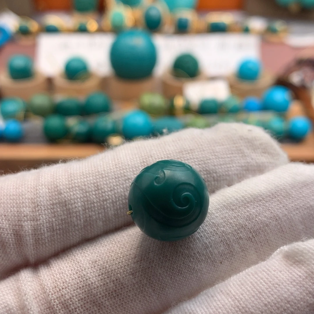 绿松石未镶嵌绿松石14.4mm