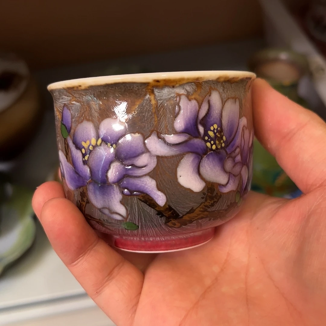 柴烧手工手绘陶瓷