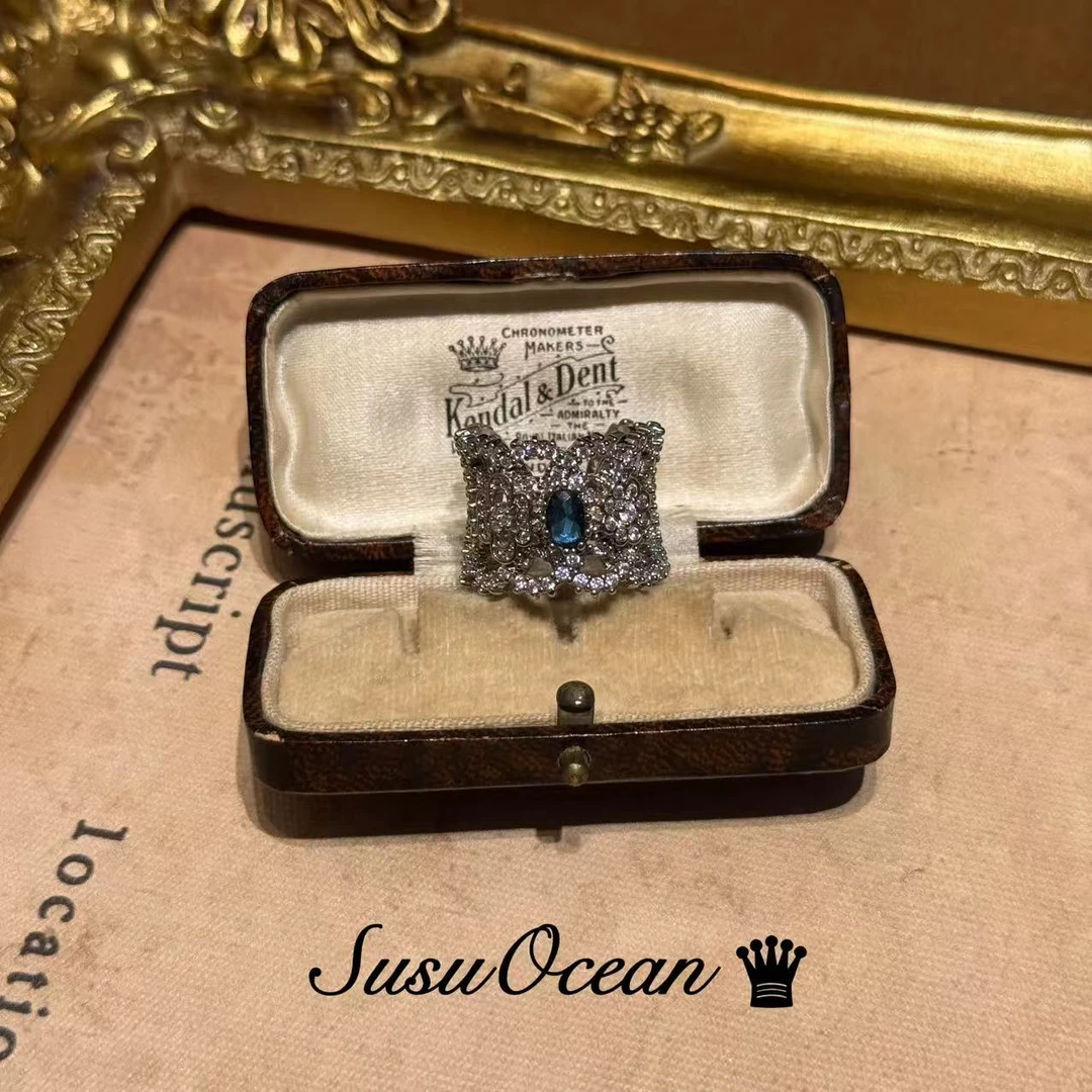 铜合金仿水晶戒指 【1907】